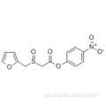 Ättiksyra, 2 - [(2-furanylmetyl) sulfinyl] -, 4-nitrofenylester CAS 123855-55-0